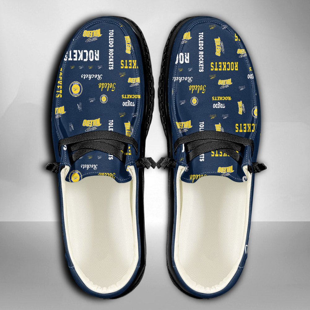 NCAA Toledo Rockets Custom Name Hey Dude Shoes 06 M79