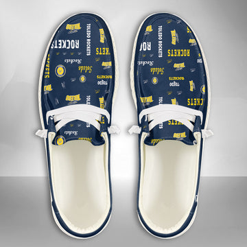 NCAA Toledo Rockets Custom Name Hey Dude Shoes 06 M79