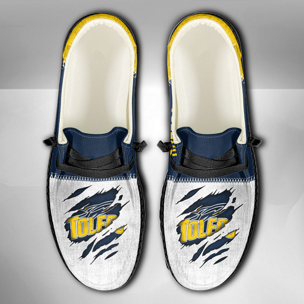 NCAA Toledo Rockets Custom Name Hey Dude Shoes 09 M79