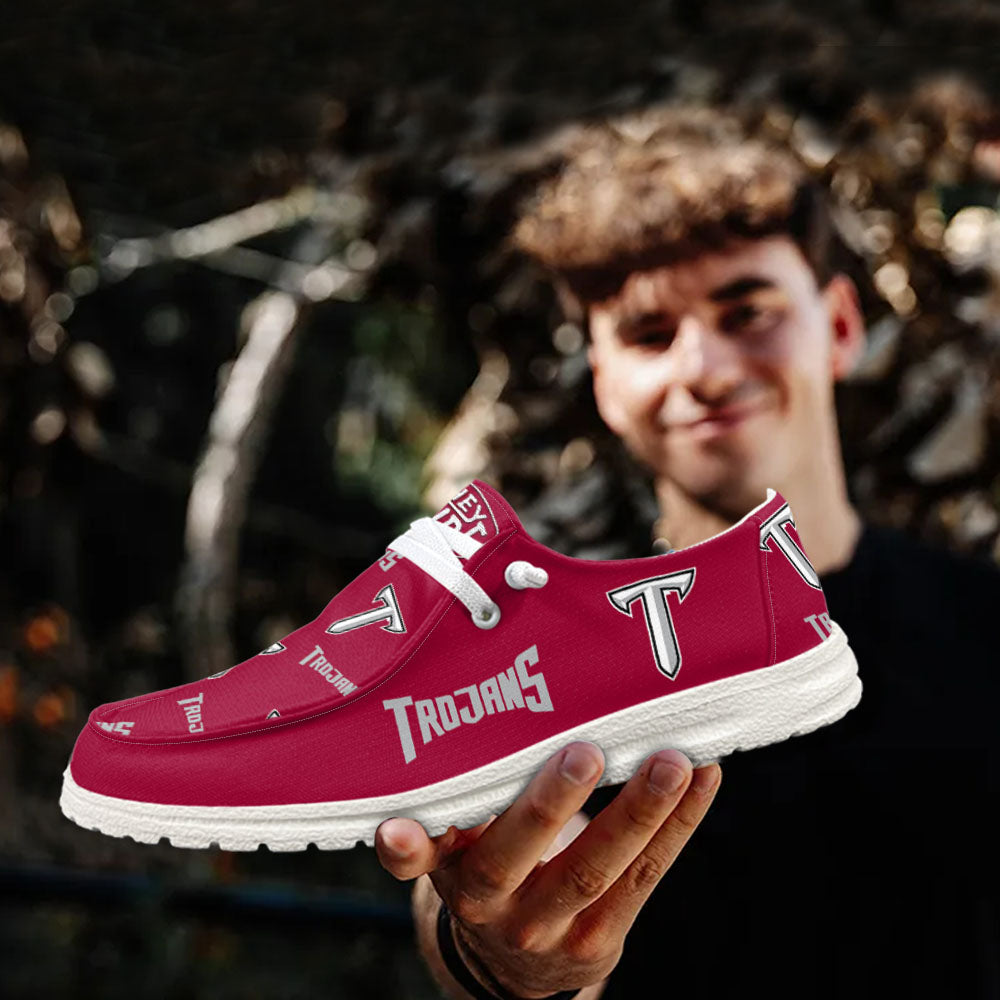 NCAA Troy Trojans - Custom Name Hey Dude Shoes X03