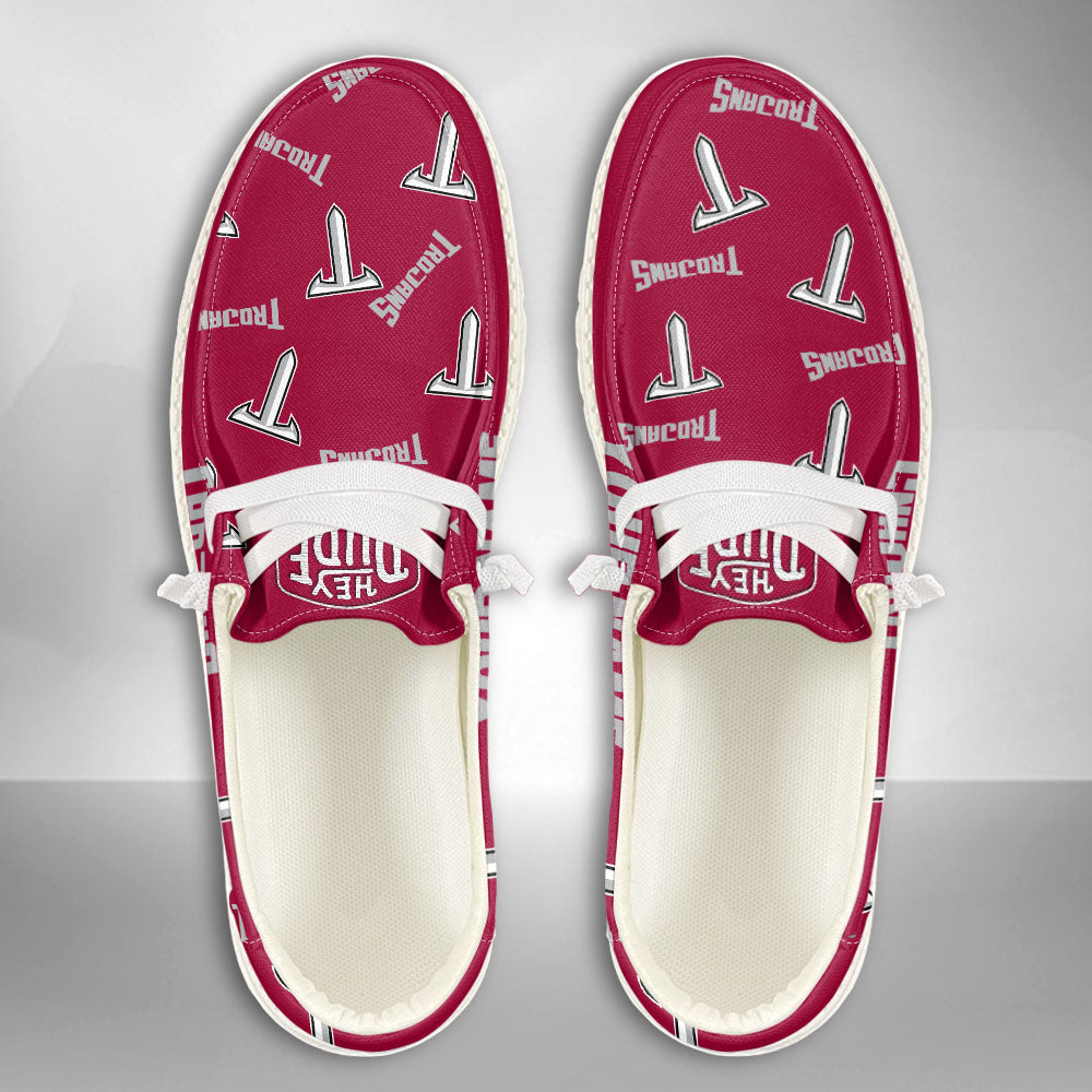 NCAA Troy Trojans - Custom Name Hey Dude Shoes X03