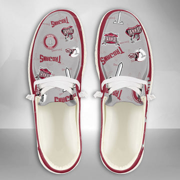 NCAA Troy Trojans Custom Name Hey Dude Shoes 02 M12