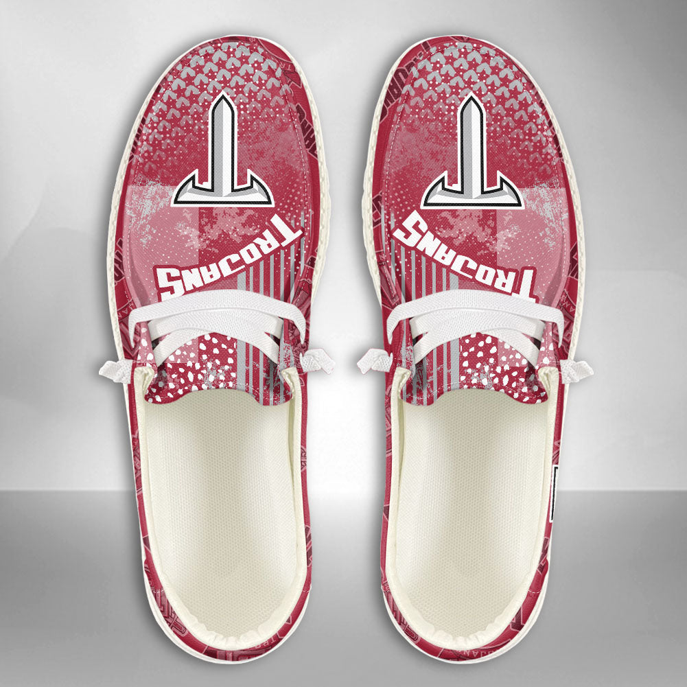 NCAA Troy Trojans Custom Name Hey Dude Shoes 03 M7