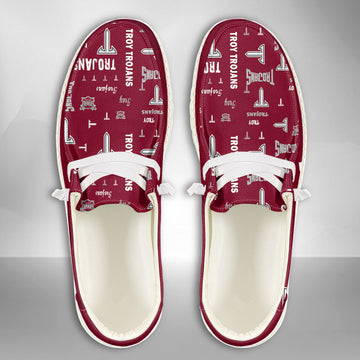 NCAA Troy Trojans Custom Name Hey Dude Shoes 06 M79