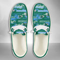 NCAA Tulane Green Wave Custom Name Hey Dude Shoes 05 M7