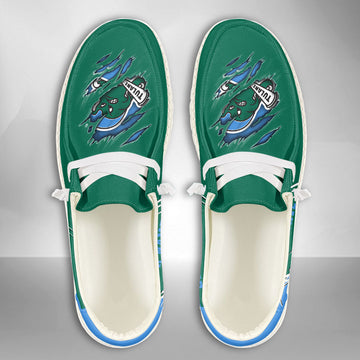 NCAA Tulane Green Wave Custom Name Hey Dude Shoes 10 M79