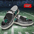 NCAA Tulane Green Wave Custom Name Hey Dude Shoes 15 M79