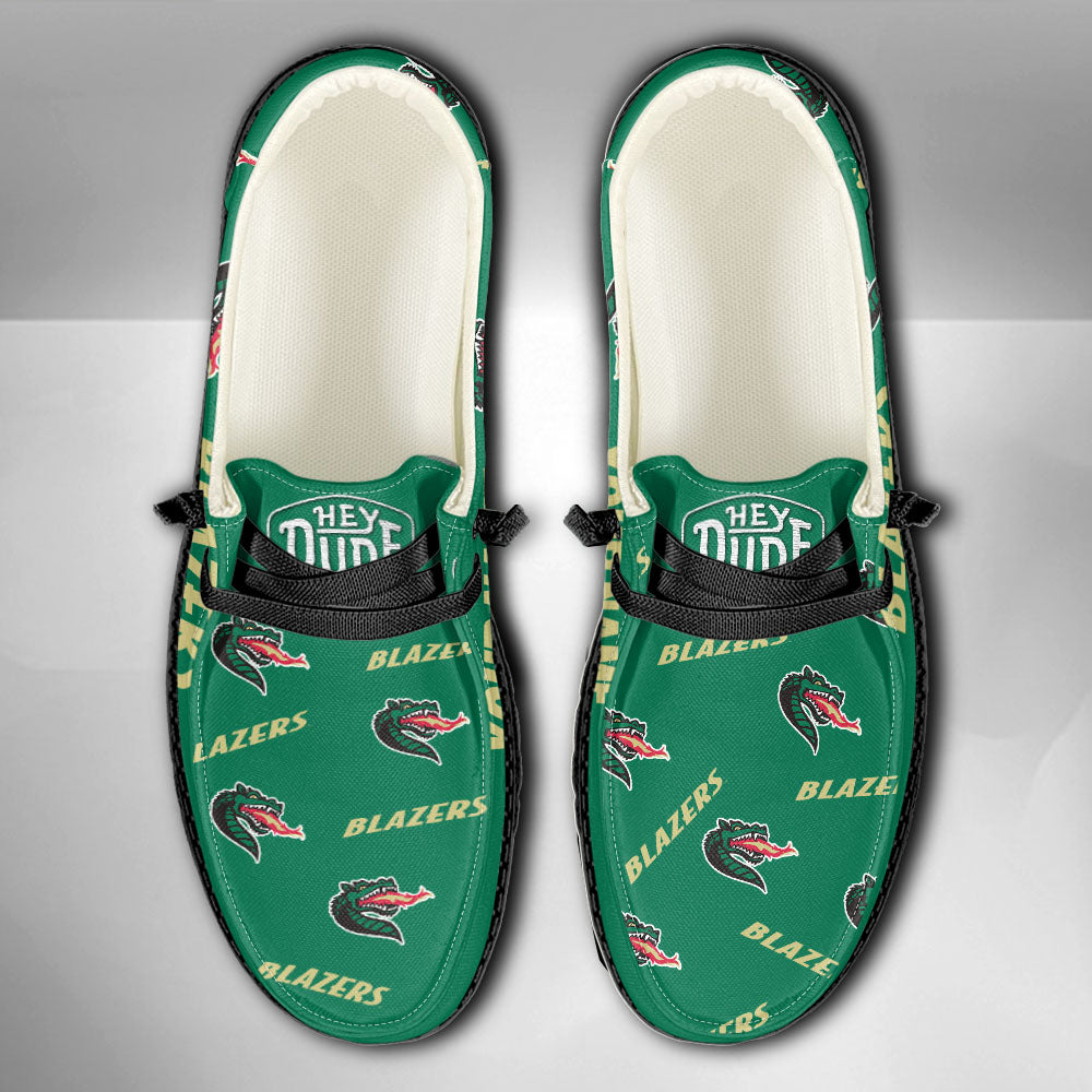 NCAA UAB BLAZERS - Custom Name Hey Dude Shoes X03