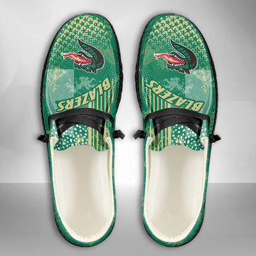NCAA UAB BLAZERS Custom Name Hey Dude Shoes 03 M7