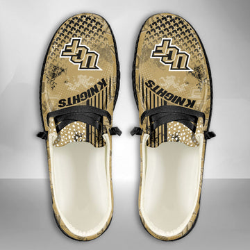 NCAA UCF Knights Custom Name Hey Dude Shoes 03 M7