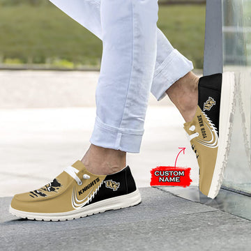 NCAA UCF Knights Custom Name Hey Dude Shoes 06