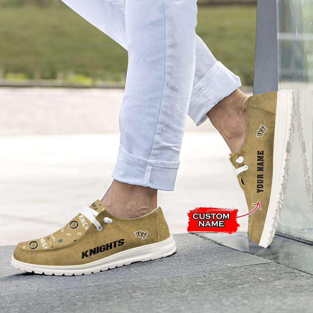 NCAA UCF Knights Custom Name Hey Dude Shoes 06 M79