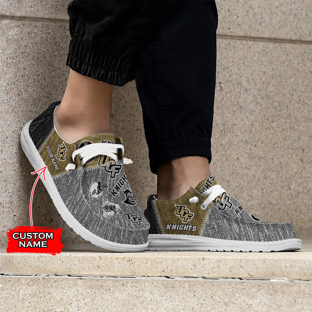 NCAA UCF Knights Custom Name Hey Dude Shoes 08 M79