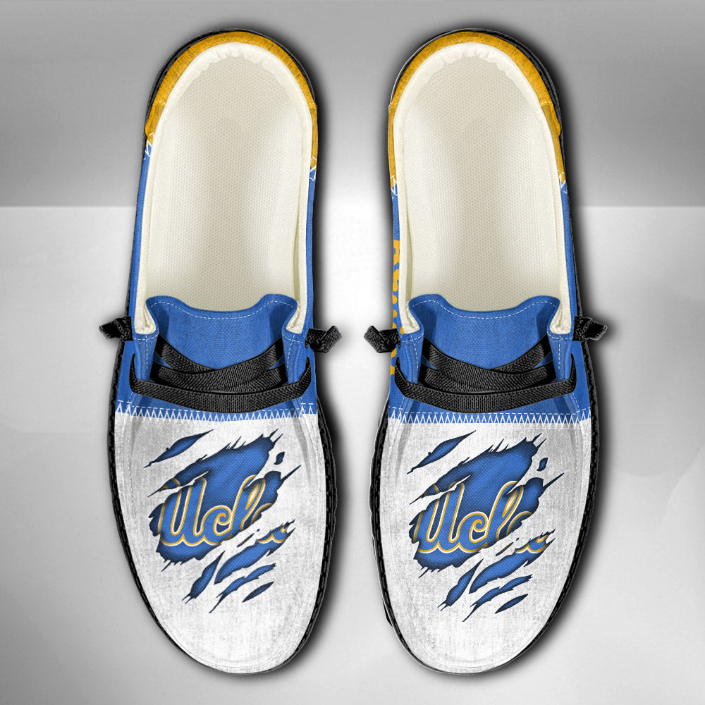 NCAA UCLA Bruins Custom Name Hey Dude Shoes 09 M79