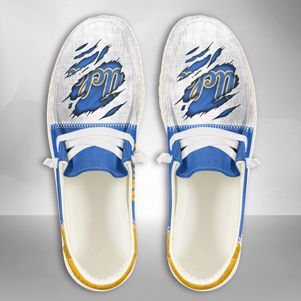 NCAA UCLA Bruins Custom Name Hey Dude Shoes 09 M79