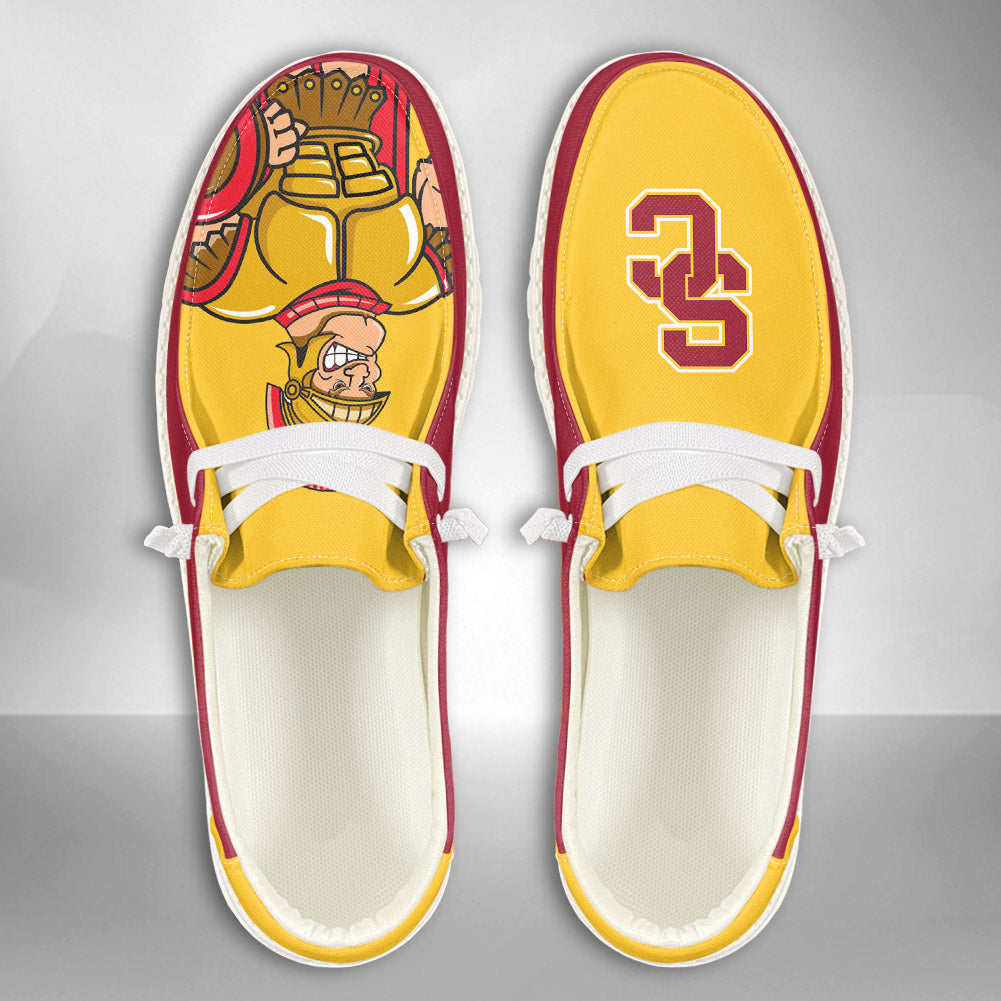NCAA USC Trojans - Custom Name Hey Dude Shoes 02