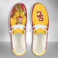 NCAA USC Trojans - Custom Name Hey Dude Shoes 02