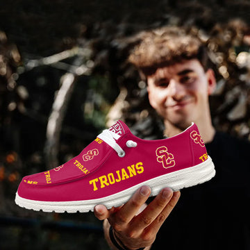 NCAA USC Trojans - Custom Name Hey Dude Shoes X03