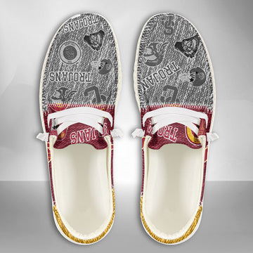 NCAA USC Trojans Custom Name Hey Dude Shoes 08 M79