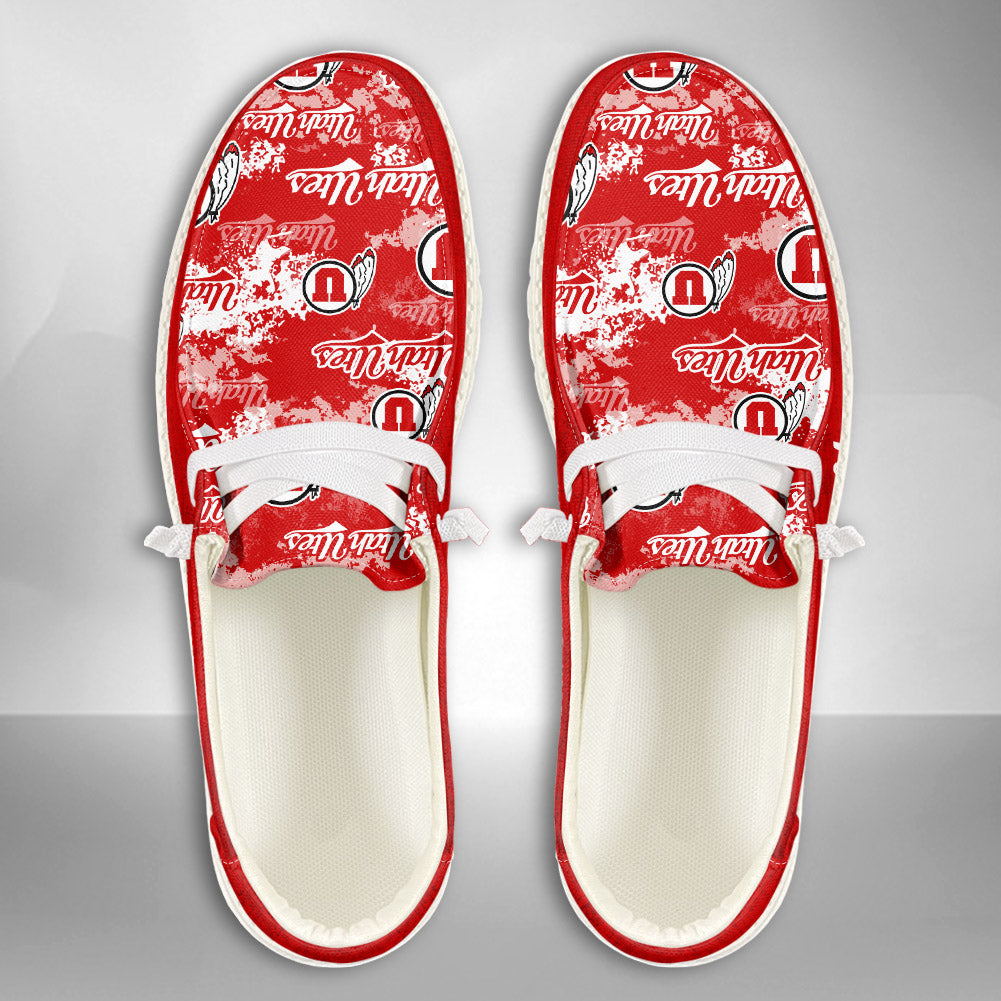 NCAA Utah Utes Custom Name Hey Dude Shoes 05 M7