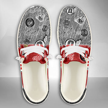 NCAA Utah Utes Custom Name Hey Dude Shoes 08 M79