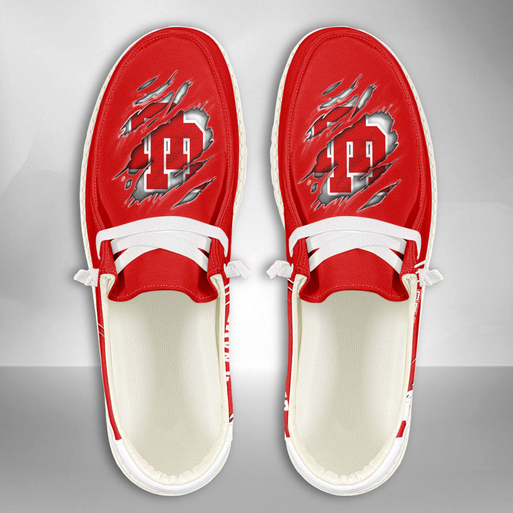 NCAA Utah Utes Custom Name Hey Dude Shoes 10 M79
