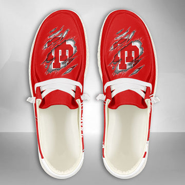 NCAA Utah Utes Custom Name Hey Dude Shoes 10 M79