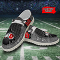 NCAA Utah Utes Custom Name Hey Dude Shoes 15 M79