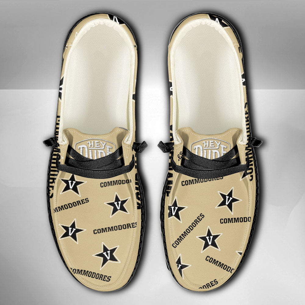 NCAA Vanderbilt Commodores - Custom Name Hey Dude Shoes X03