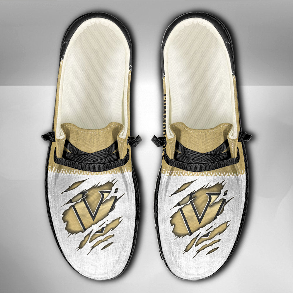 NCAA Vanderbilt Commodores Custom Name Hey Dude Shoes 09 M79