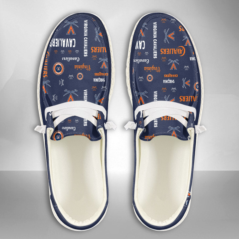 NCAA Virginia Cavaliers Custom Name Hey Dude Shoes 06 M79