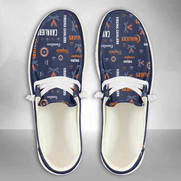NCAA Virginia Cavaliers Custom Name Hey Dude Shoes 06 M79