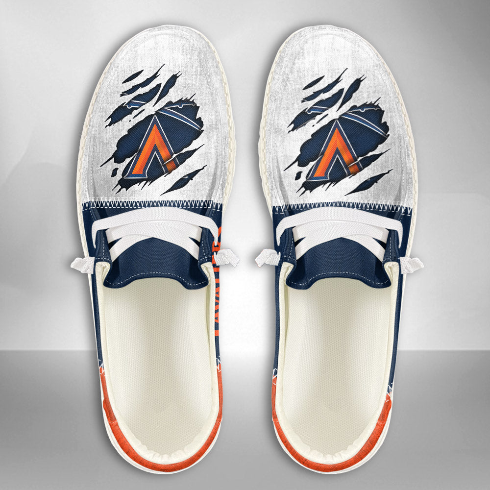 NCAA Virginia Cavaliers Custom Name Hey Dude Shoes 09 M79