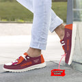 NCAA Virginia Tech Hokies - Custom Name Hey Dude Shoes 02