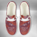 NCAA Virginia Tech Hokies Custom Name Hey Dude Shoes 03 M7
