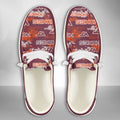 NCAA Virginia Tech Hokies Custom Name Hey Dude Shoes 05 M7