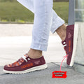 NCAA Virginia Tech Hokies Custom Name Hey Dude Shoes 05 M79