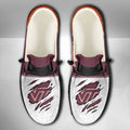 NCAA Virginia Tech Hokies Custom Name Hey Dude Shoes 09 M79