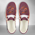 NCAA Virginia Tech Hokies Custom Name Hey Dude Shoes 11 M79