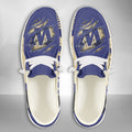 NCAA Washington Huskies Custom Name Hey Dude Shoes 07 M7