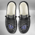NCAA Washington Huskies Custom Name Hey Dude Shoes 15 M79