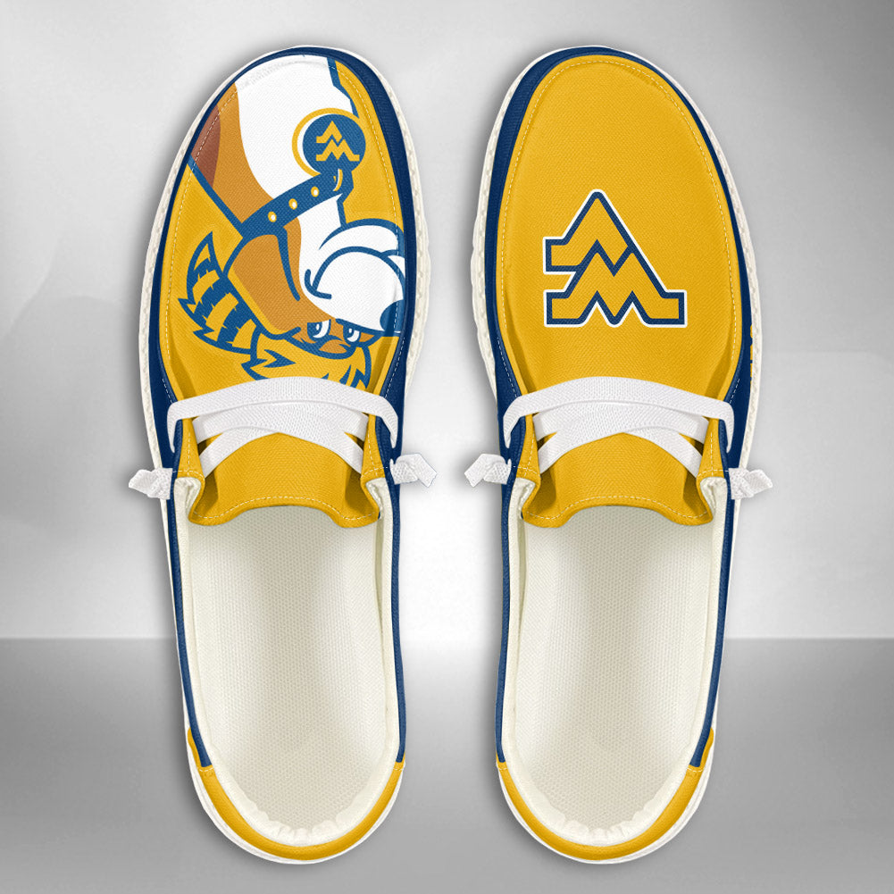 NCAA West Virginia Mountaineers - Custom Name Hey Dude Shoes 02