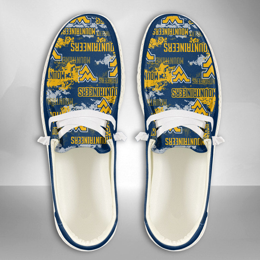 NCAA West Virginia Mountaineers Custom Name Hey Dude Shoes 05 M7