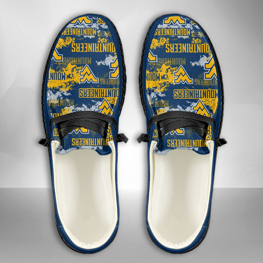 NCAA West Virginia Mountaineers Custom Name Hey Dude Shoes 05 M7