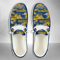 NCAA West Virginia Mountaineers Custom Name Hey Dude Shoes 05 M79