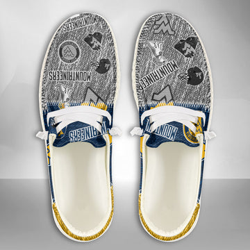 NCAA West Virginia Mountaineers Custom Name Hey Dude Shoes 08 M79