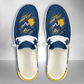 NCAA West Virginia Mountaineers Custom Name Hey Dude Shoes 10 M79