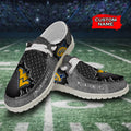 NCAA West Virginia Mountaineers Custom Name Hey Dude Shoes 15 M79