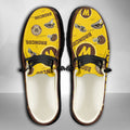 NCAA Western Michigan Broncos Custom Name Hey Dude Shoes 04 M79