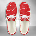 NCAA Wisconsin Badgers - Custom Name Hey Dude Shoes 02